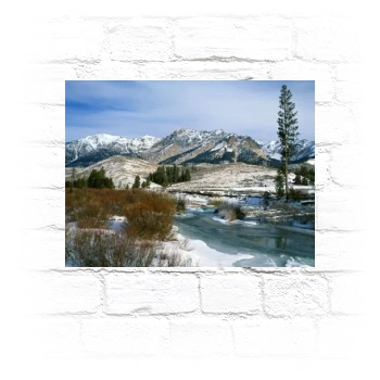 Mountains Metal Wall Art