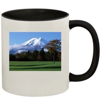 Mountains 11oz Colored Inner & Handle Mug