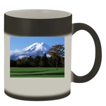 Mountains Color Changing Mug