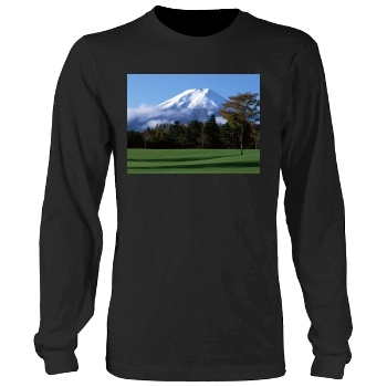 Mountains Men's Heavy Long Sleeve TShirt