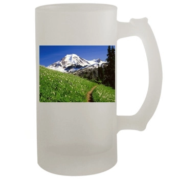 Mountains 16oz Frosted Beer Stein