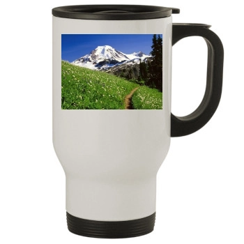 Mountains Stainless Steel Travel Mug