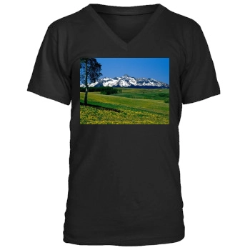 Mountains Men's V-Neck T-Shirt