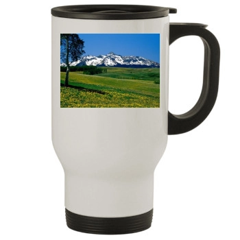 Mountains Stainless Steel Travel Mug