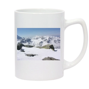 Mountains 14oz White Statesman Mug