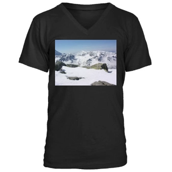 Mountains Men's V-Neck T-Shirt