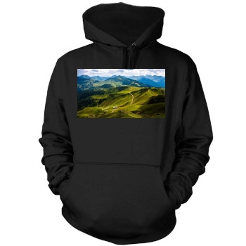 Mountains Mens Pullover Hoodie Sweatshirt