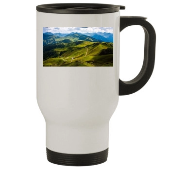 Mountains Stainless Steel Travel Mug