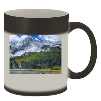 Mountains Color Changing Mug