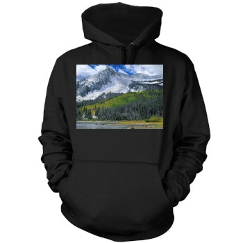 Mountains Mens Pullover Hoodie Sweatshirt