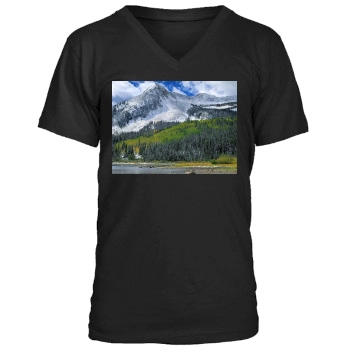 Mountains Men's V-Neck T-Shirt