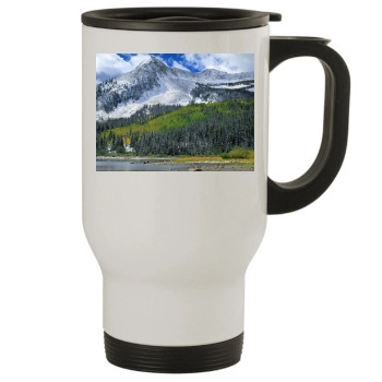 Mountains Stainless Steel Travel Mug