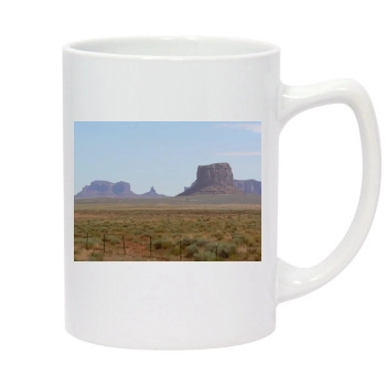 Mountains 14oz White Statesman Mug