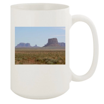 Mountains 15oz White Mug