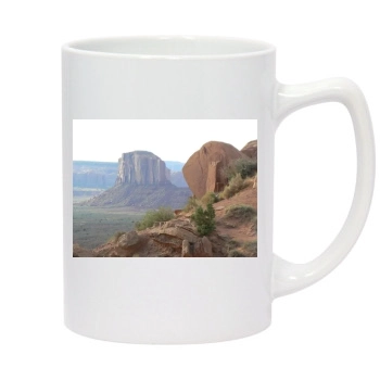 Mountains 14oz White Statesman Mug