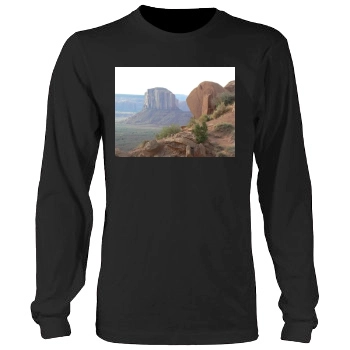 Mountains Men's Heavy Long Sleeve TShirt