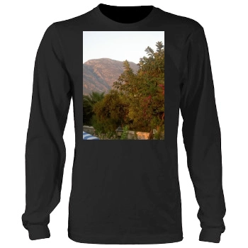 Mountains Men's Heavy Long Sleeve TShirt