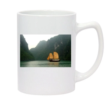 Mountains 14oz White Statesman Mug