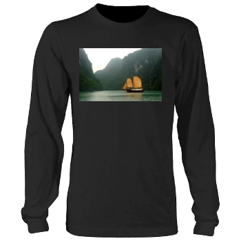 Mountains Men's Heavy Long Sleeve TShirt