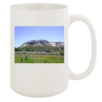 Mountains 15oz White Mug