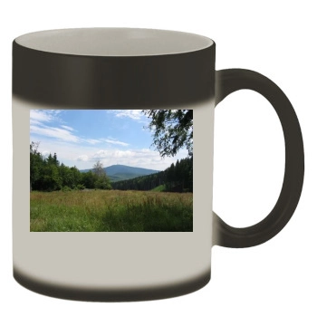 Mountains Color Changing Mug