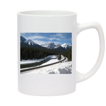 Mountains 14oz White Statesman Mug