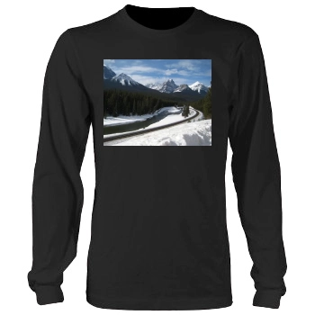 Mountains Men's Heavy Long Sleeve TShirt