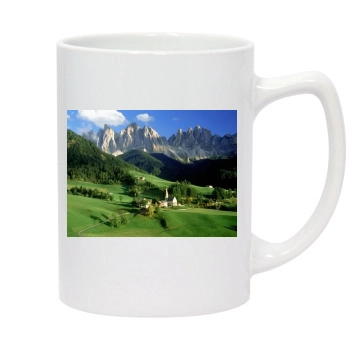 Mountains 14oz White Statesman Mug