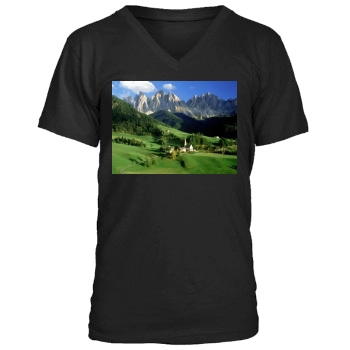 Mountains Men's V-Neck T-Shirt