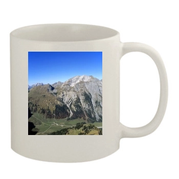 Mountains 11oz White Mug