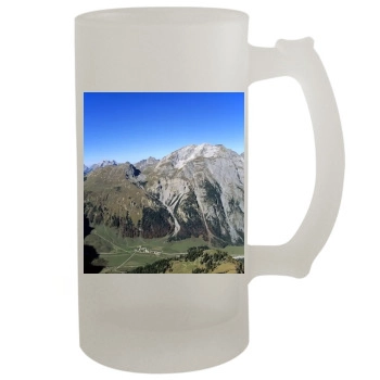 Mountains 16oz Frosted Beer Stein