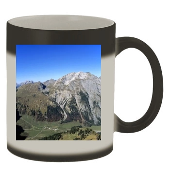 Mountains Color Changing Mug