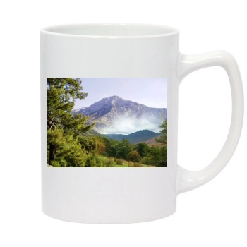 Mountains 14oz White Statesman Mug