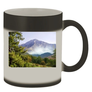 Mountains Color Changing Mug