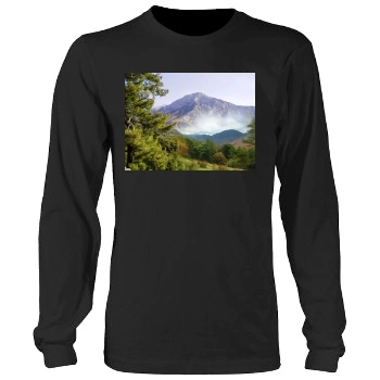 Mountains Men's Heavy Long Sleeve TShirt