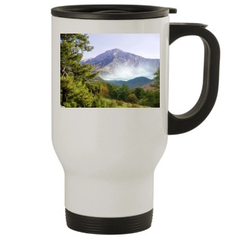 Mountains Stainless Steel Travel Mug