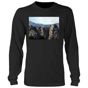 Mountains Men's Heavy Long Sleeve TShirt