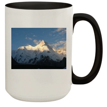 Mountains 15oz Colored Inner & Handle Mug