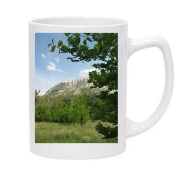 Mountains 14oz White Statesman Mug