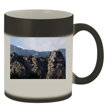 Mountains Color Changing Mug