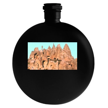 Mountains Round Flask