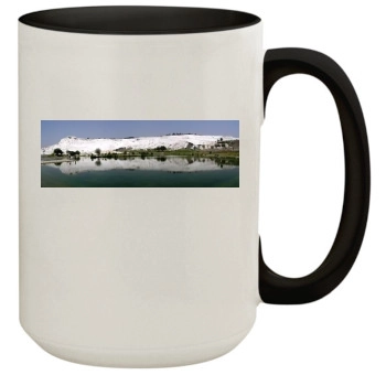 Mountains 15oz Colored Inner & Handle Mug