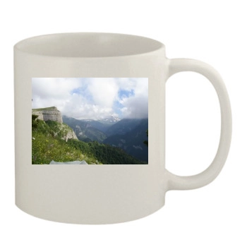 Mountains 11oz White Mug