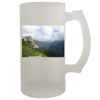 Mountains 16oz Frosted Beer Stein