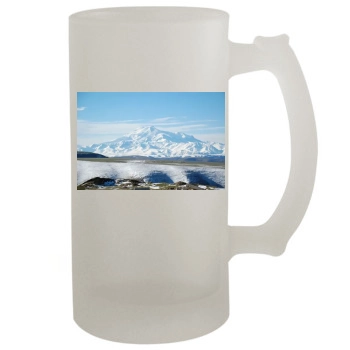 Mountains 16oz Frosted Beer Stein