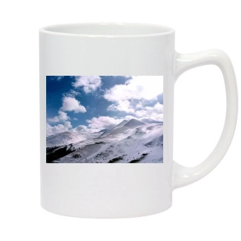 Mountains 14oz White Statesman Mug