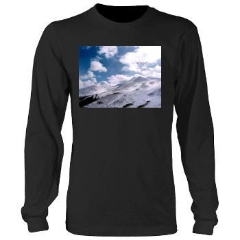 Mountains Men's Heavy Long Sleeve TShirt