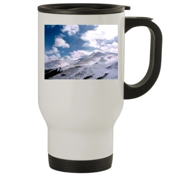 Mountains Stainless Steel Travel Mug