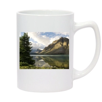 Mountains 14oz White Statesman Mug