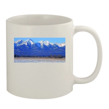 Mountains 11oz White Mug